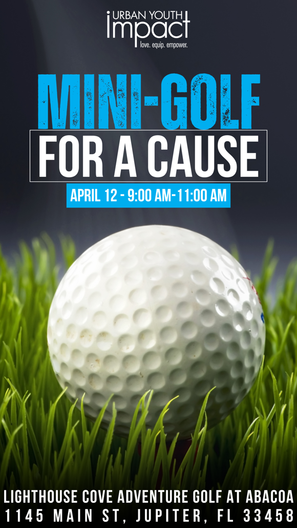 Mini-Golf for a Cause Banner